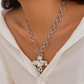 Vintage Eternal Cross Pendant Necklace