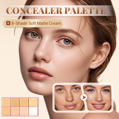 8-Shade Soft Matte Cream Concealer Palette