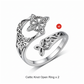 🧡S925 Sterling Silver Celtic Knot Open Ring✨