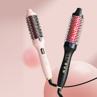 ✨2-in-1 Hair Straightener & Curler Heated Comb