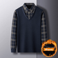 🔥 Christmas Promotion - 30% Off🔥 Fake Two Pieces Knitted Pullover