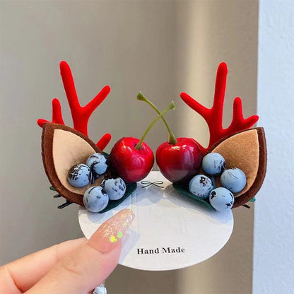 Christmas Hot Sale-Reindeer Antlers Xmas Hair Clip