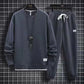 MEN'S PURE COTTON LEISURE SWEATSHIRT SET