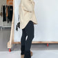HALF NECK THUMBHOLE CUFF PULLOVER SWEATSHIRT