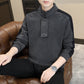 Stand Collar Half Zip Fleece Sweatshirt