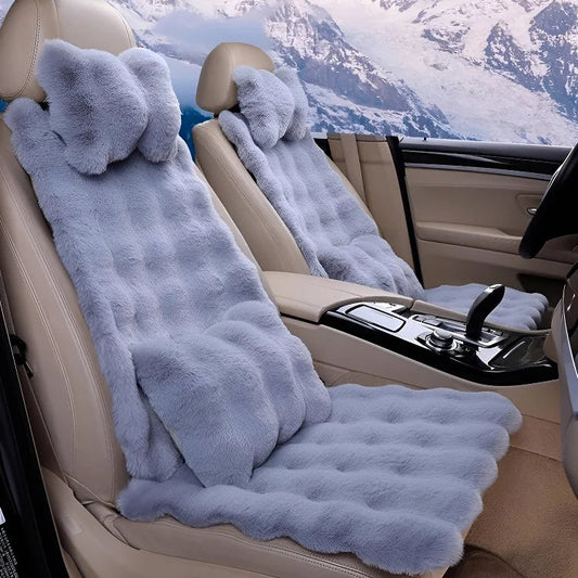 [🎁Best Gift For Car] Luxury Thickened Plush Car Seat Cushion Set