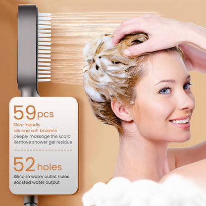 [Home Gift] 2-in-1 Massage Comb Pressurized Showerhead