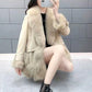 🔥HOT SALE🔥Gift Choice -Women's Mid-Length Faux Fur Coat(46%OFF)