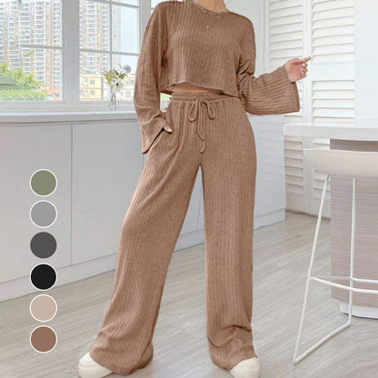 [Women’s Gift] Women's Casual Knitted Pajama Set