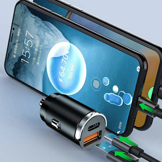 Multi Compatible 100W Fast Charging Car Charger