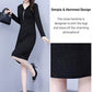 Glitter Slim Fit Half Zipper Dress