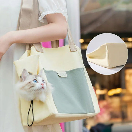 Portable Breathable Pet Canvas Bag