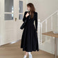 👗Black Long Sleeve Dress