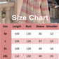 🔥👸Woman’s Plaid Synthetic Wool Loose Fit Long Coat(40%OFF)