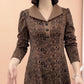 🔥✨HOT SALE 🔥✨Gift Choice - Lapel V-neck Slim Fashion Long Sleeve A-line Dress(47%OFF)