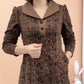 🔥✨HOT SALE 🔥✨Gift Choice - Lapel V-neck Slim Fashion Long Sleeve A-line Dress(47%OFF)