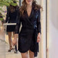 [Best Gift for Her] Fashion Sexy Sequined Solid Color Waisted Dress for Lady