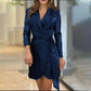 [Best Gift for Her] Fashion Sexy Sequined Solid Color Waisted Dress for Lady