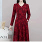 👗Women's Long Sleeve V-neck Dress with Pockets