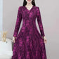 👗Women's Long Sleeve V-neck Dress with Pockets