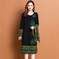 Women’s Knitted Long Dress with Scarf