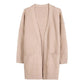 Women's Simple Knitted Long Cardigan