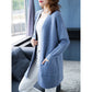Women's Simple Knitted Long Cardigan