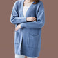 Women's Simple Knitted Long Cardigan