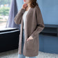 Women's Simple Knitted Long Cardigan