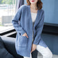 Women's Simple Knitted Long Cardigan