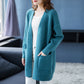 Women's Simple Knitted Long Cardigan