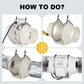 🔥Last Day Sale 49%🔥Pressurized Duct Fan✈️Free shipping on all styles📦