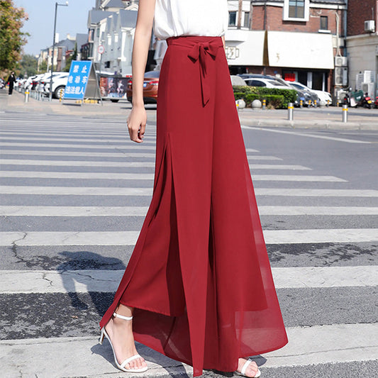 🎉New product launch💐– Elegant chiffon wide-leg pants (51% OFF)