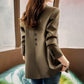 🎉New Product Launch💐– Simple Casual Draped Blazer（48%OFF）