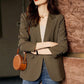 🎉New Product Launch💐– Simple Casual Draped Blazer（48%OFF）